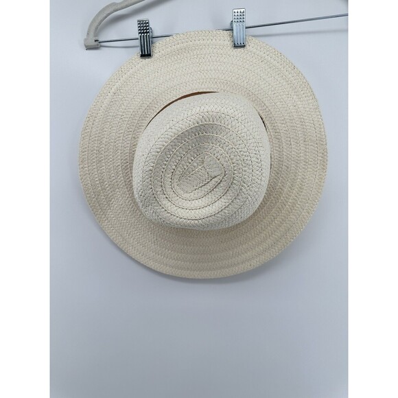 Madewell Women's $40 Packable Braided Straw Hat Ivory Size M/L - Picture 2 of 6